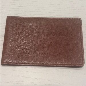 Authentic Louis Vuitton Brown Leather Wallet